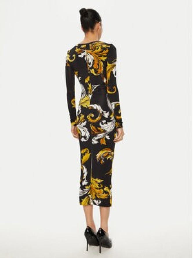 Versace Jeans Couture Sukienka codzienna 78HAO920 JS471 Czarny Regular Fit
