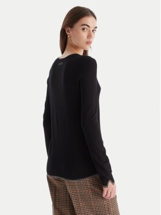 Liu Jo Sweter MF5226 MS49I Czarny Regular Fit
