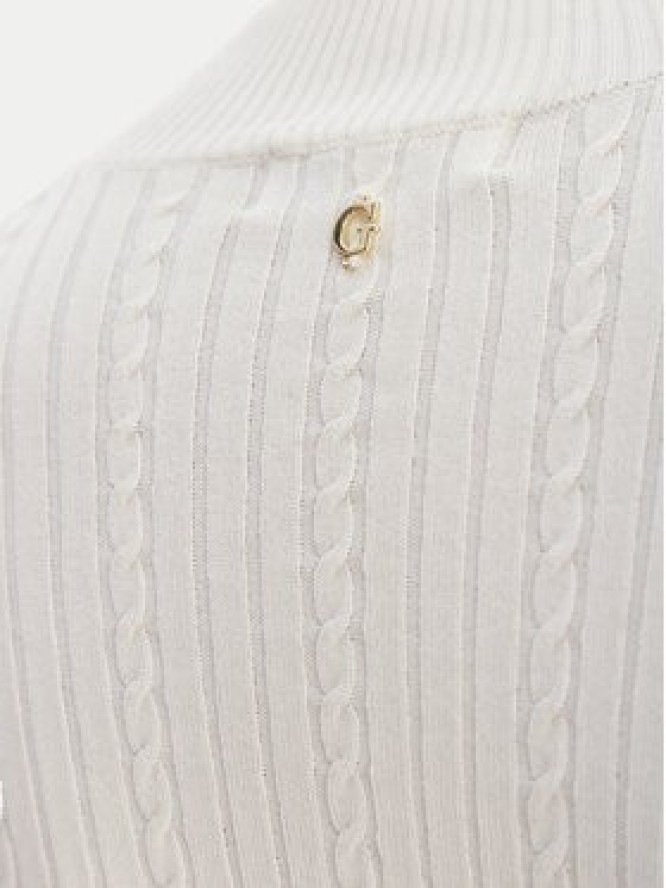 Guess Sweter W6RR07 Z2YK2 Écru Regular Fit