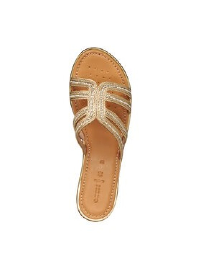 Geox Klapki D Sozy Plus D65DQA 000EW C2016 Złoty