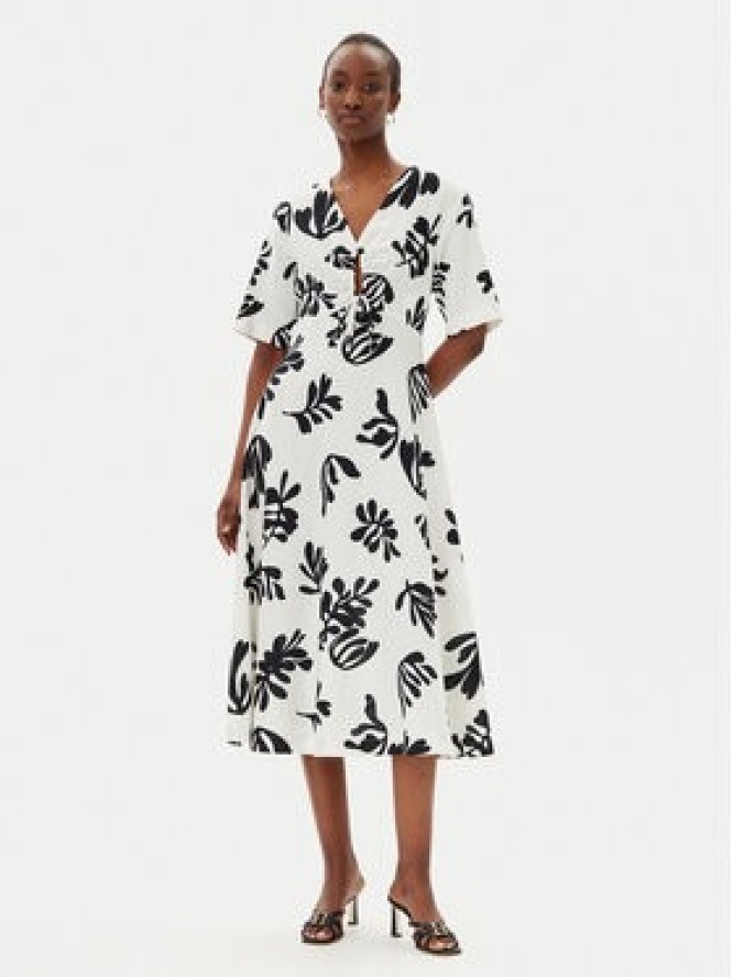 Marella Sukienka letnia Molise 2513221112200 Biały Regular Fit