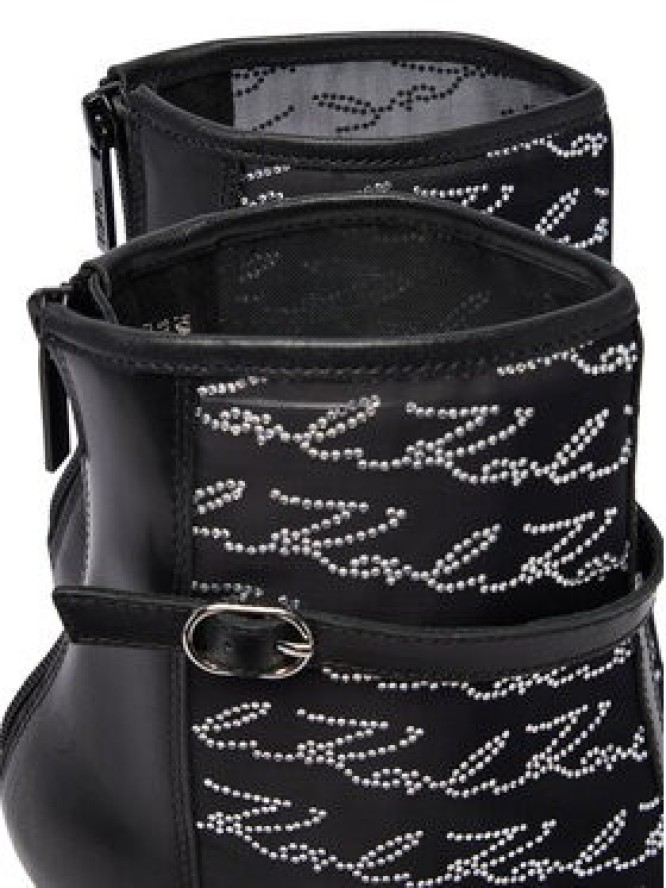 KARL LAGERFELD Botki Sarabande KL30976 Czarny