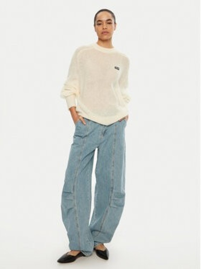 ROTATE Sweter 113769 Écru Regular Fit