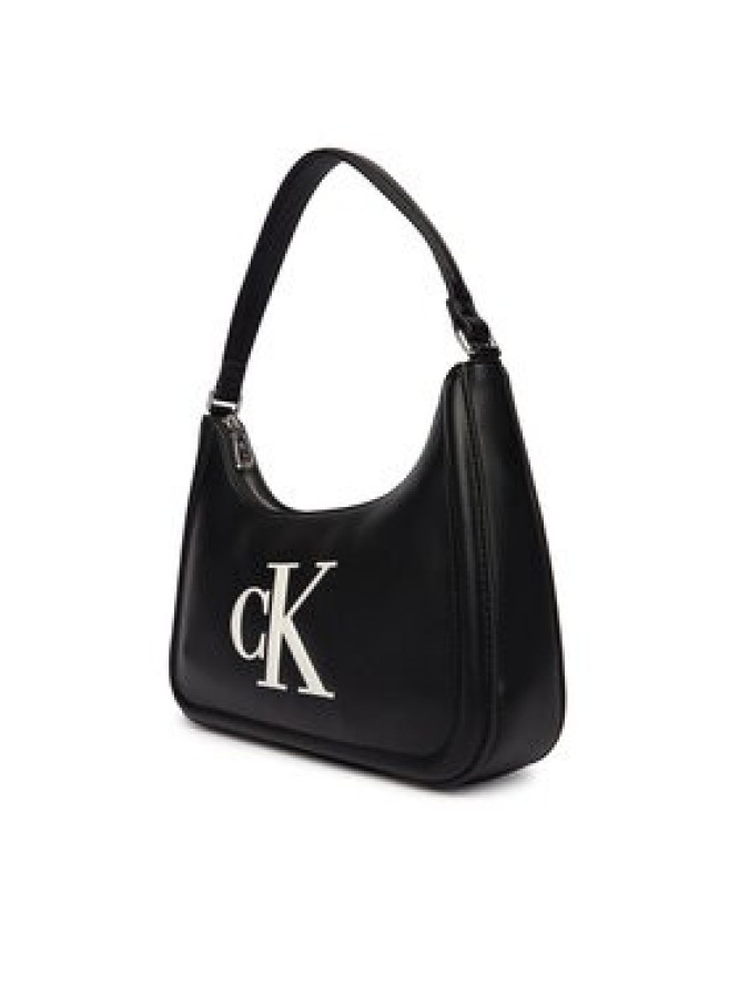 Calvin Klein Torebka Bold Ck Small Shoulder Bag LV04F3230G Czarny