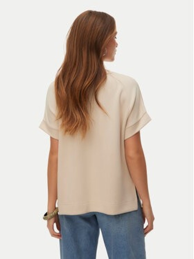 Vero Moda Bluzka Hali 10339414 Beżowy Regular Fit