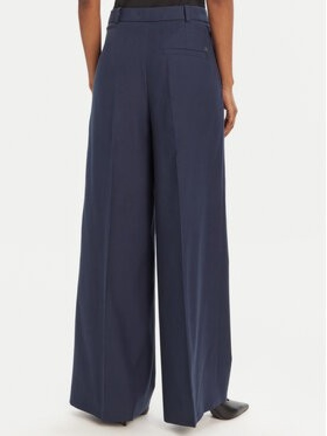 HUGO Spodnie materiałowe Harenau 50542606 Granatowy Relaxed Fit