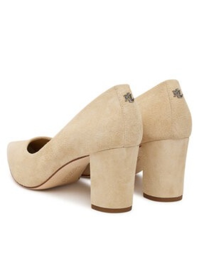LAUREN RALPH LAUREN Czółenka Kingad 802967743003 Beżowy