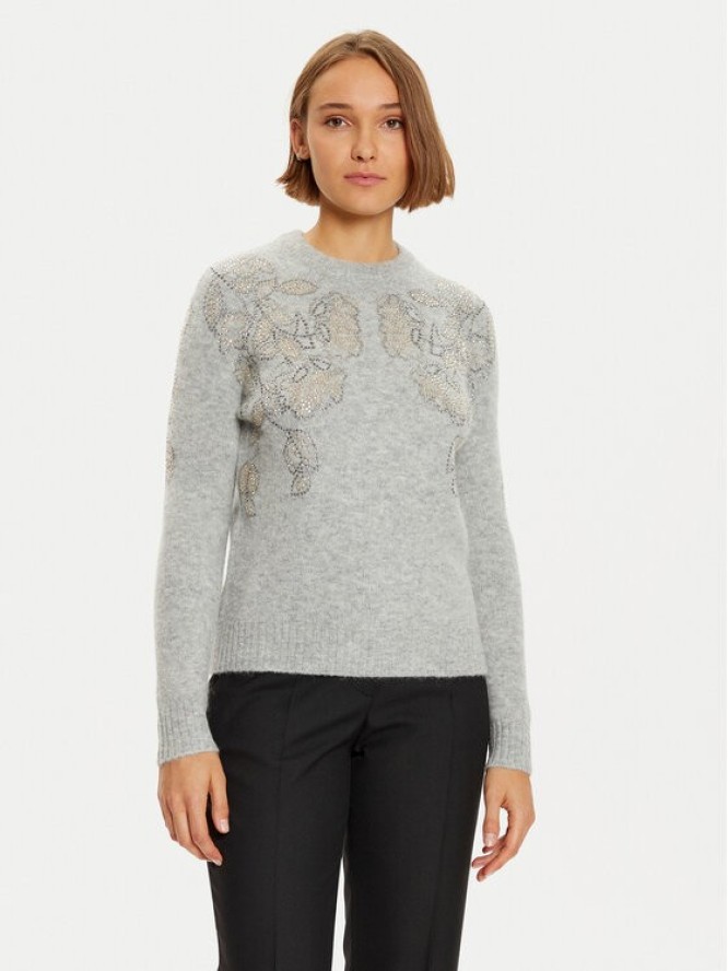 Marciano Guess Sweter 4BGR44 5786Z Szary Regular Fit