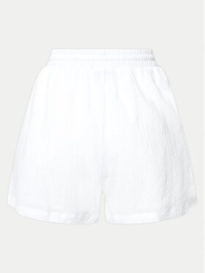 Seafolly Szorty materiałowe Crinkle 55429-SH Biały Regular Fit
