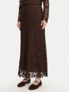 Bruuns Bazaar Spódnica midi Sago Joanelle BBW4518 Brązowy Regular Fit