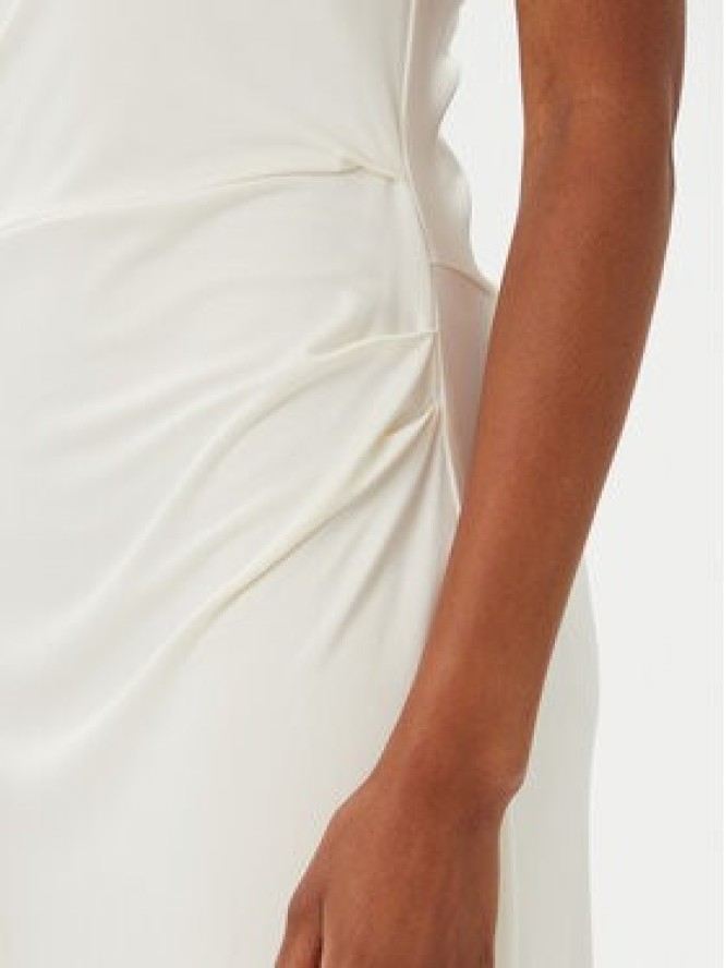 BOSS Sukienka koktajlowa Etrimi2 50540871 Écru Slim Fit