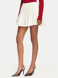 Vero Moda Spódnica mini Sofia 10350924 Biały Regular Fit
