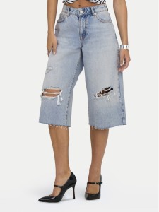 ONLY Szorty jeansowe Cobain 15349183 Niebieski Loose Fit