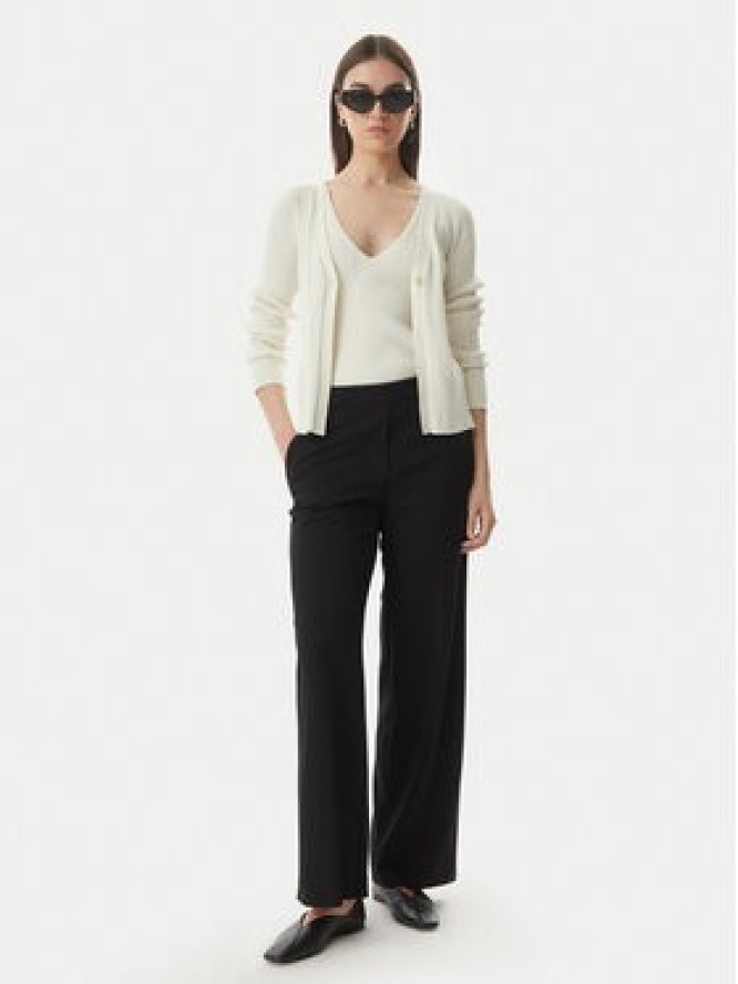 Calvin Klein Kardigan LV044G303G Kremowy Regular Fit