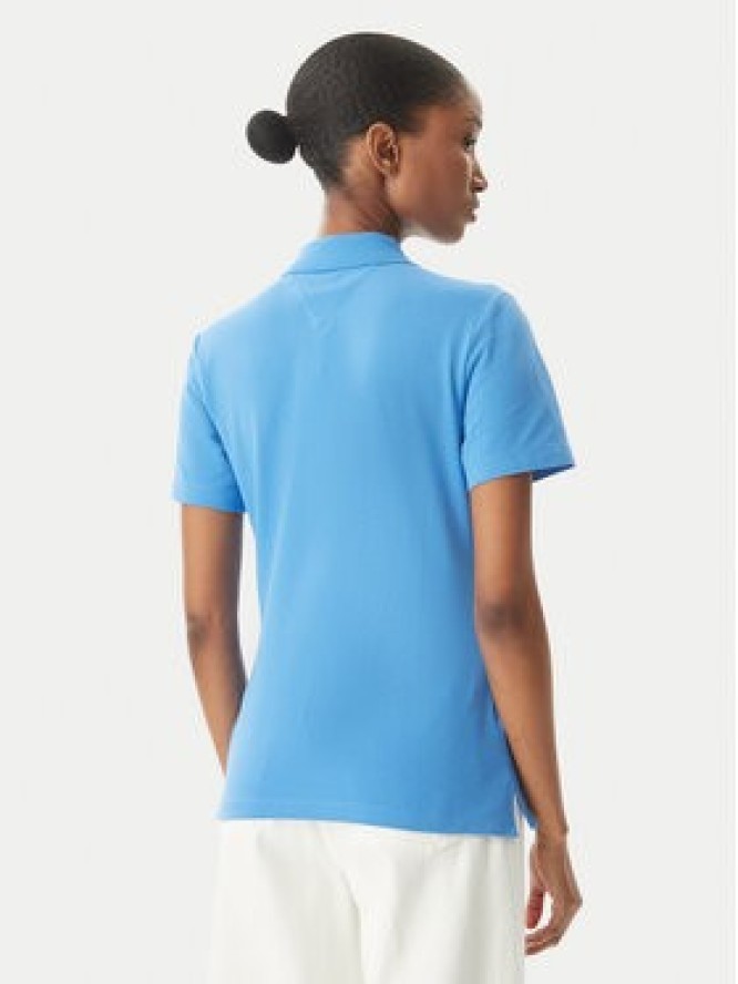 Tommy Hilfiger Polo 1985 WW0WW43225 Niebieski Slim Fit