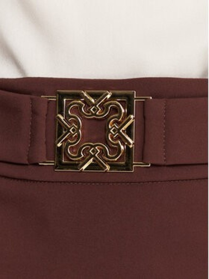 Rinascimento Spódnica ołówkowa CFC0126212003 Brązowy Slim Fit