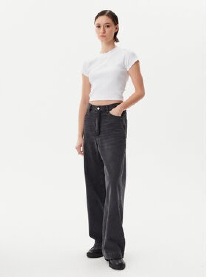 Calvin Klein Jeans T-Shirt LV047AB802 Biały Regular Fit