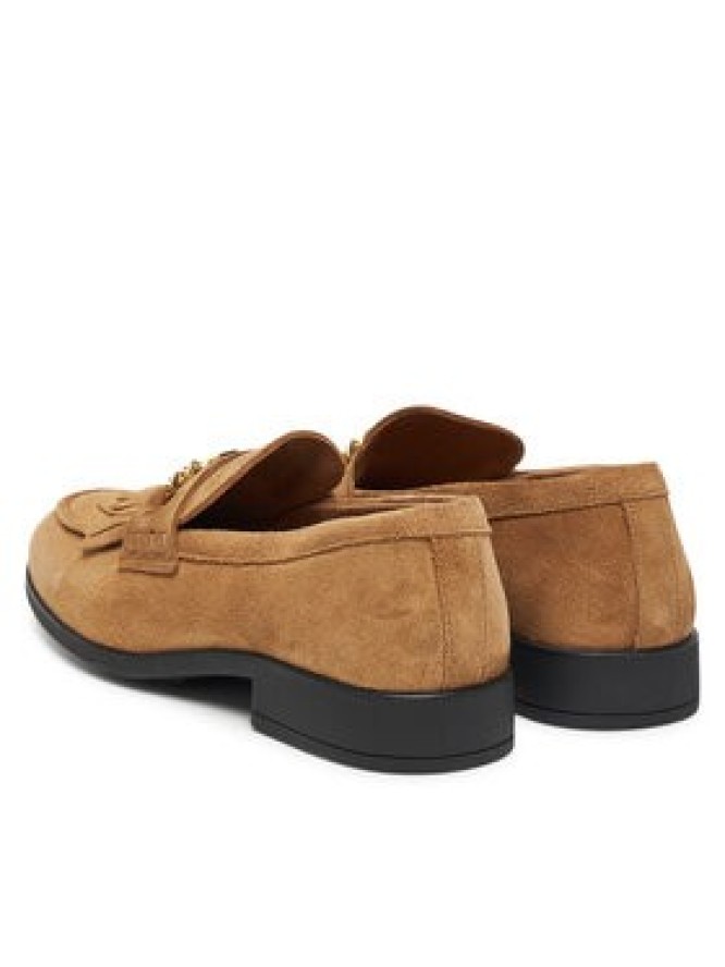 Tommy Hilfiger Loafersy Chain Fringe FW0FW08972 Brązowy