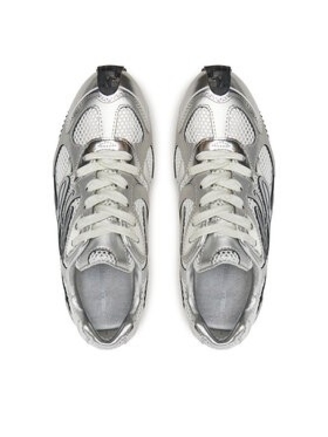 KARL LAGERFELD Sneakersy Velocette KL63925 Srebrny