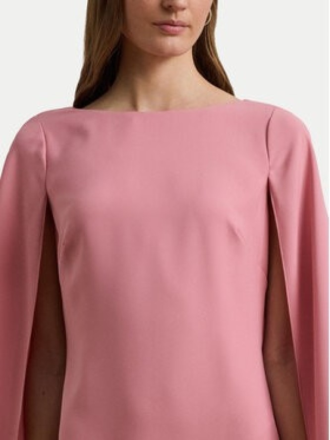 LAUREN RALPH LAUREN Sukienka koktajlowa 253855210034 Różowy Slim Fit