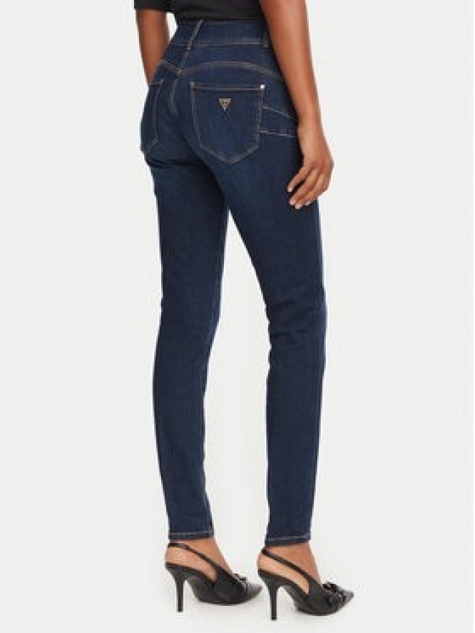Guess Jeansy W6YA34 D1593 Granatowy Shaping Fit