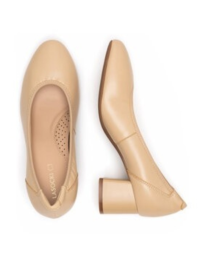 Lasocki Czółenka WYL4060-1Z Beżowy