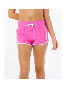 Damskie boardshorty surfingowe RIP CURL High Waist Retro Volley 3 różowe