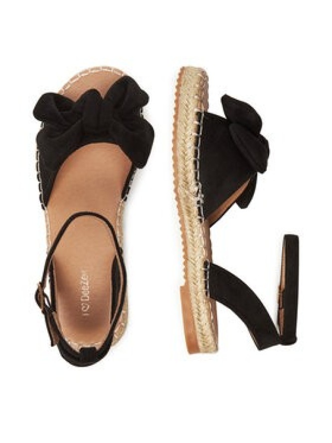 DeeZee Espadryle LE601-107 Czarny