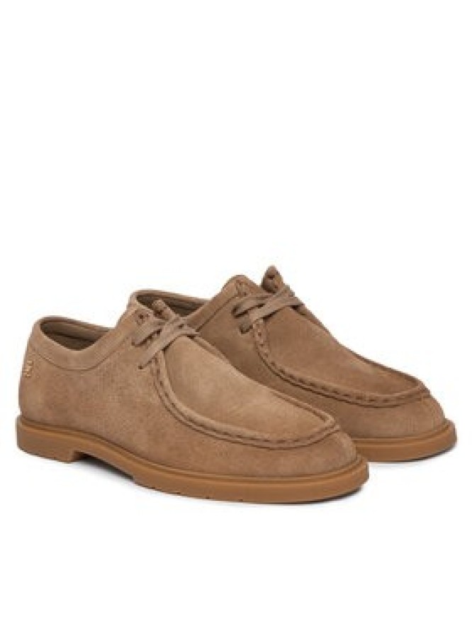 Tommy Hilfiger Półbuty Lightweight Suede Apron Toe FW0FW09262 Beżowy