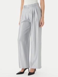 Eleh Spodnie materiałowe SS260403 Błękitny Relaxed Fit