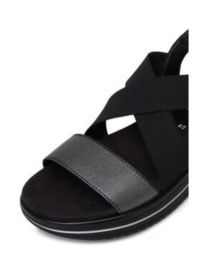 Remonte Sandały D1J50-02 Czarny