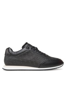 Calvin Klein Sneakersy Runner Lace Up Mono Pu HW0HW02574 Czarny