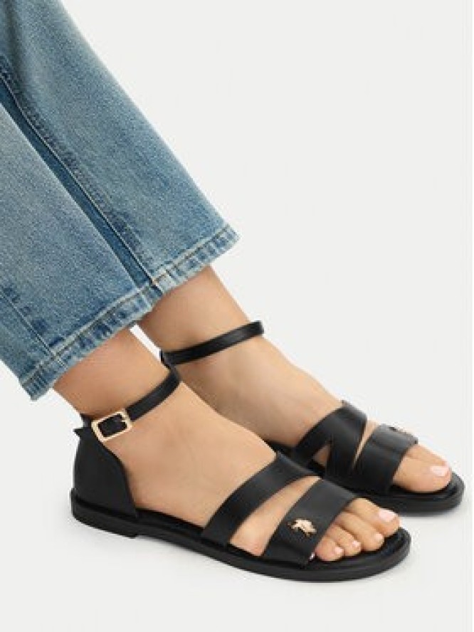 U.S. Polo Assn. Sandały EO-CASSIE003W/6Y1 Czarny