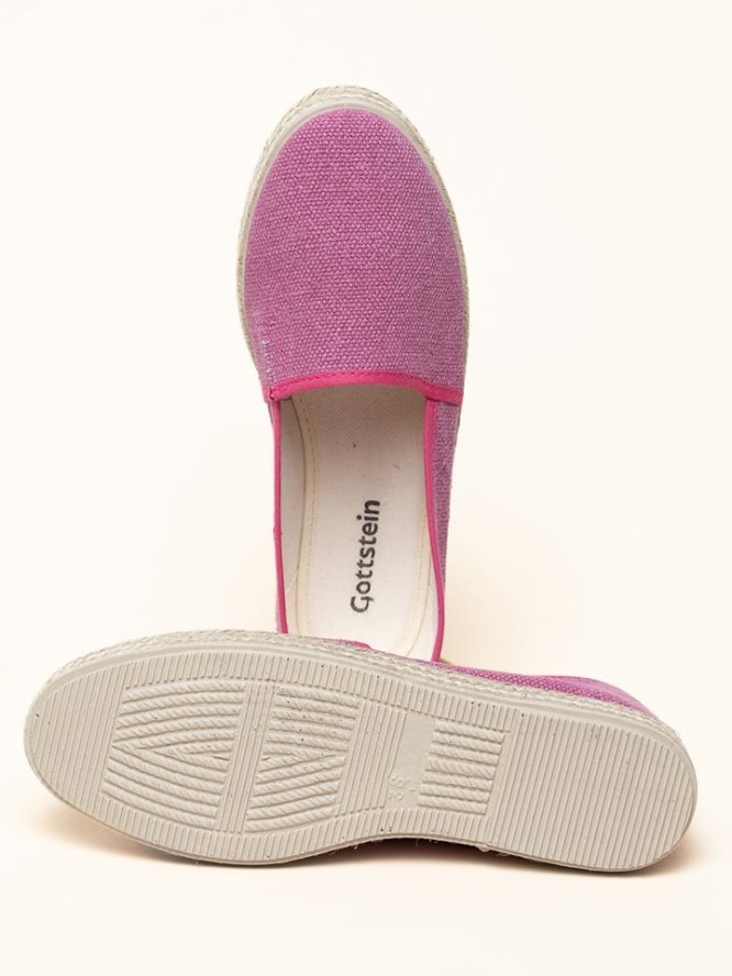 kitz-pichler Espadryle "Camping Linen uni V" w kolorze fioletowym rozmiar: 39