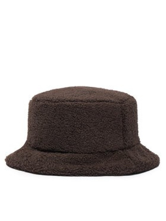 Calvin Klein Kapelusz All-Over Sherpa W/ Patch Bucket LV04F5097G Brązowy ciemny