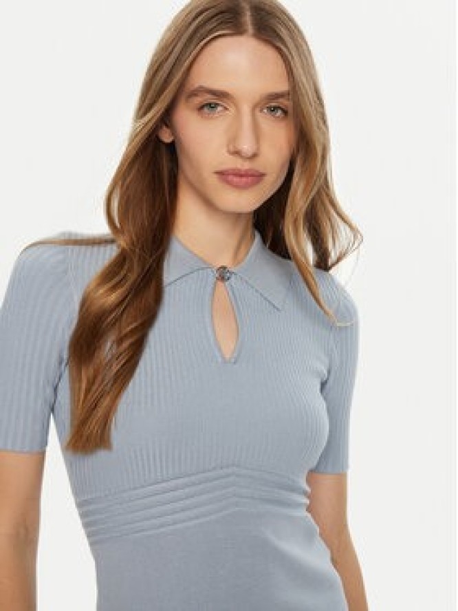 Guess Sweter W5RR10 Z2Y72 Błękitny Regular Fit