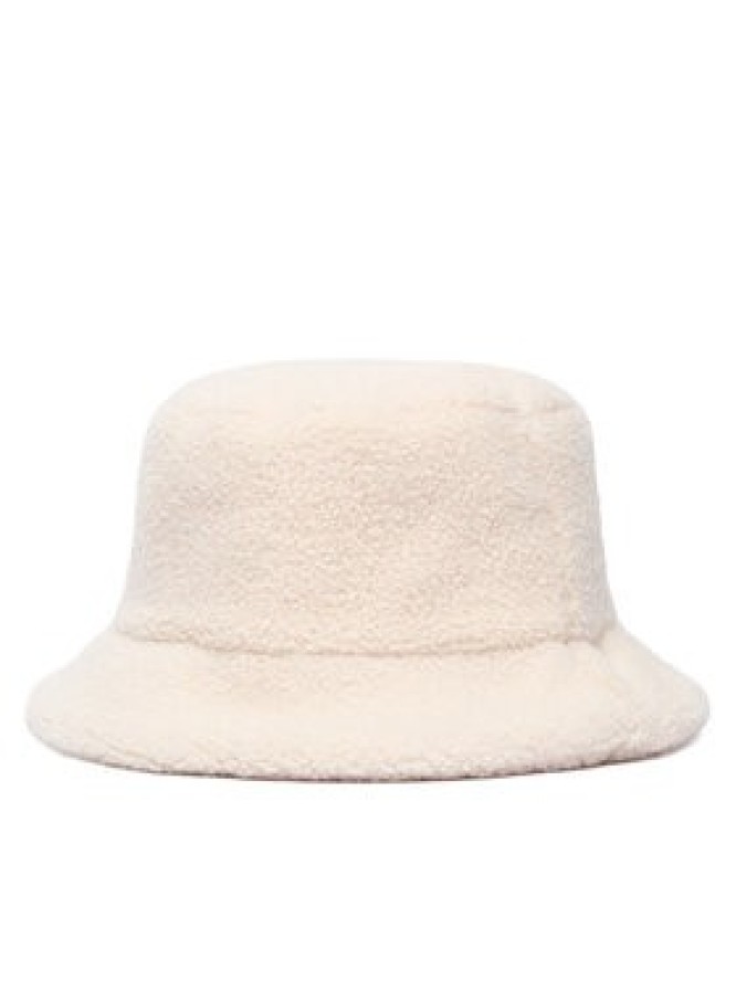 Calvin Klein Kapelusz All-Over Sherpa W/ Patch Bucket LV04F5097G Kremowy