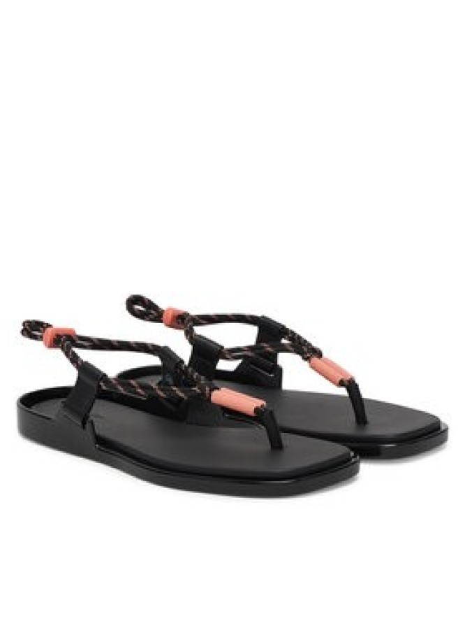 Calvin Klein Sandały Beach Sandal Rope Pu 2 HW0HW02967 Czarny