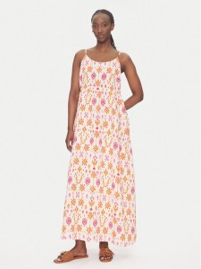 ONLY Sukienka letnia Abiella 15350291 Pomarańczowy Regular Fit