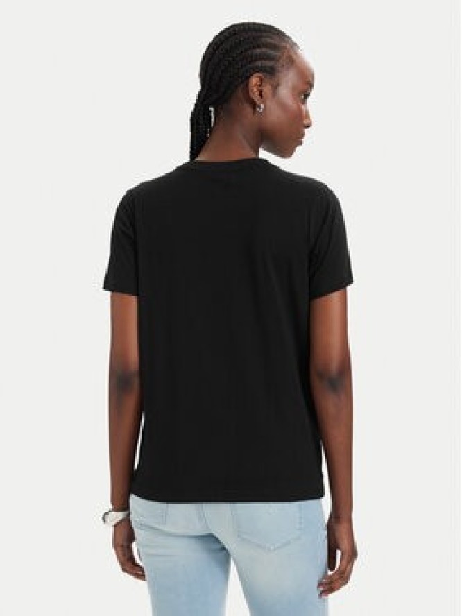 Guess T-Shirt W6GI15 K3035 Czarny Regular Fit