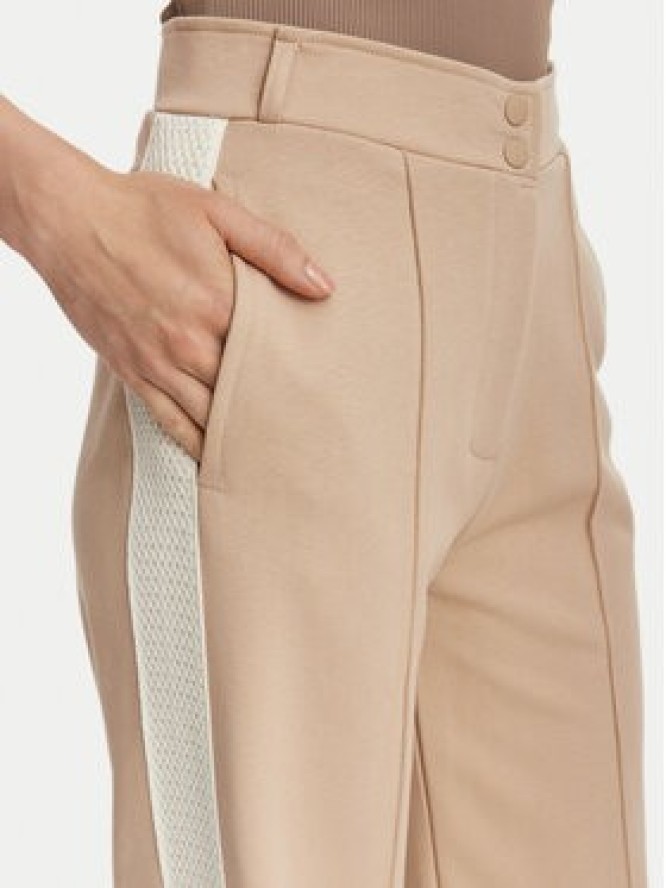 Guess Spodnie materiałowe V6YB26 K5139 Beżowy Relaxed Fit