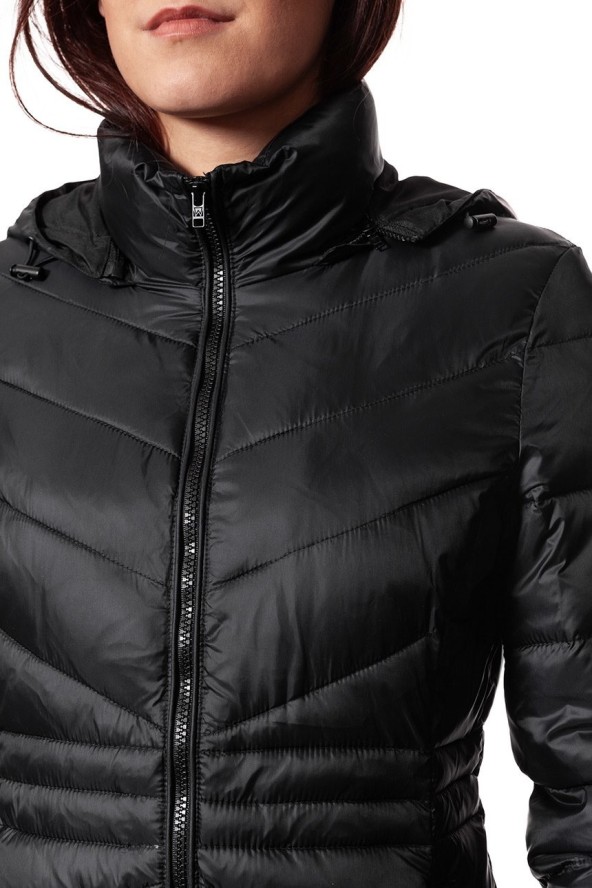 DAMSKA KURTKA ZIMOWA WRANGLER SHORT PUFFER BLACK W4124V501 112128755