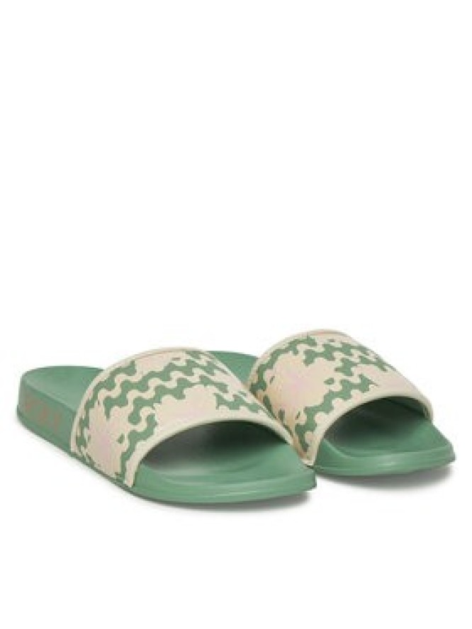 Roxy Klapki ARJL100909 Zielony