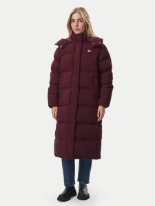 Tommy Jeans Kurtka puchowa Alaska DW0DW18860 Bordowy Regular Fit