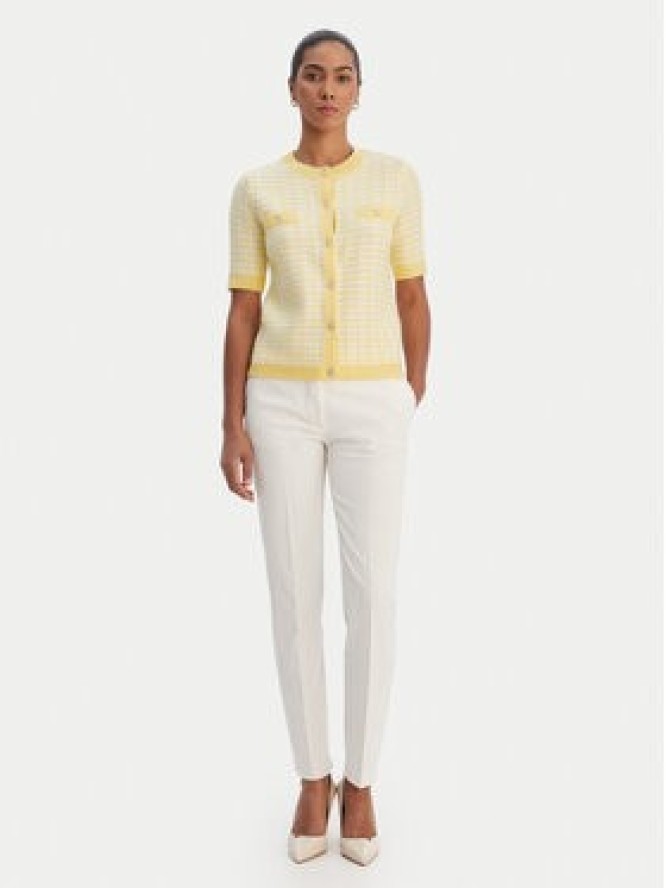 Morgan Kardigan 261-MIRES Żółty Slim Fit