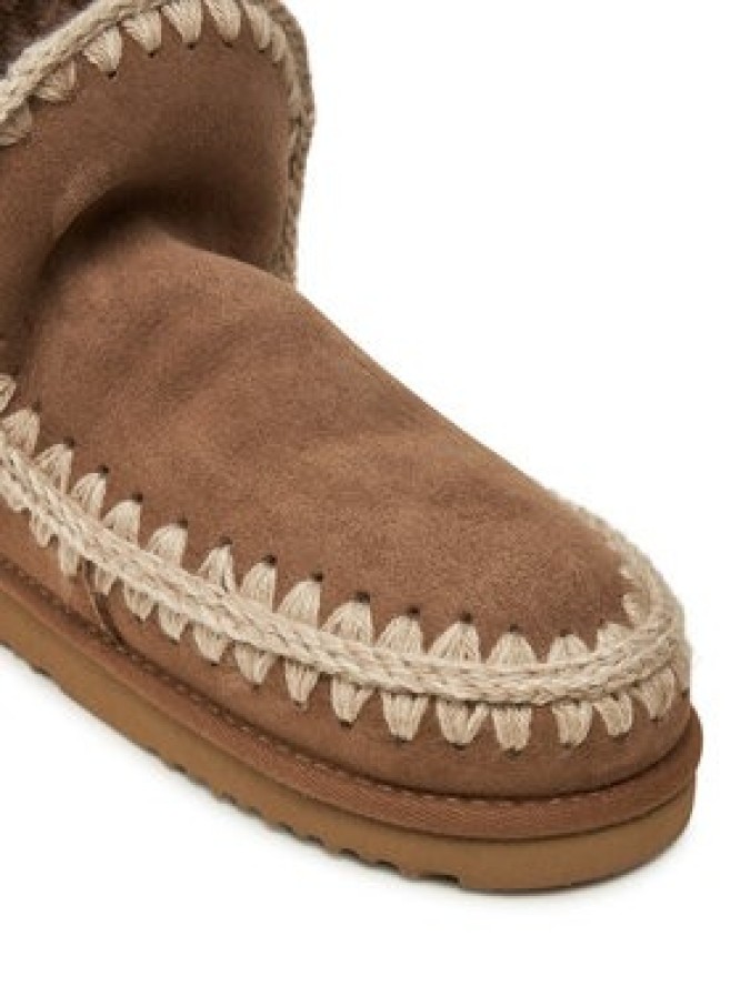 Mou Śniegowce Eskimo 18 Glitter Logo FW101050A Brązowy