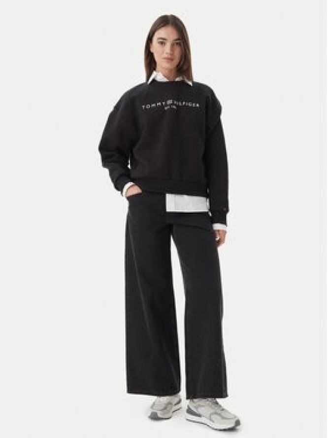 Tommy Hilfiger Bluza WW0WW47831 Czarny Regular Fit