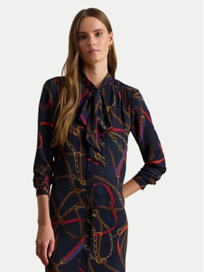 LAUREN RALPH LAUREN Sukienka koszulowa 200P03552001 Granatowy Regular Fit