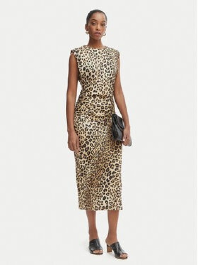 LOLA CASADEMUNT Sukienka codzienna LS2616152 Brązowy Regular Fit