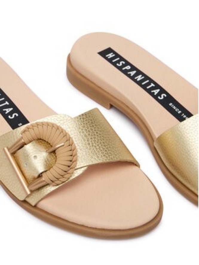 Hispanitas Klapki HV264816 C001 Złoty